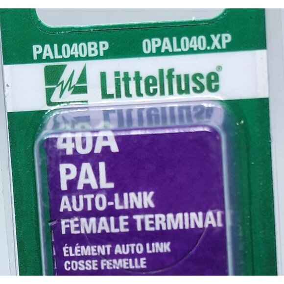 Adv Littelfuse 40A PAL Auto-Link Female Terminal Fuse OEM PAL040BP 0PAL040.XP - Picture 3 of 7